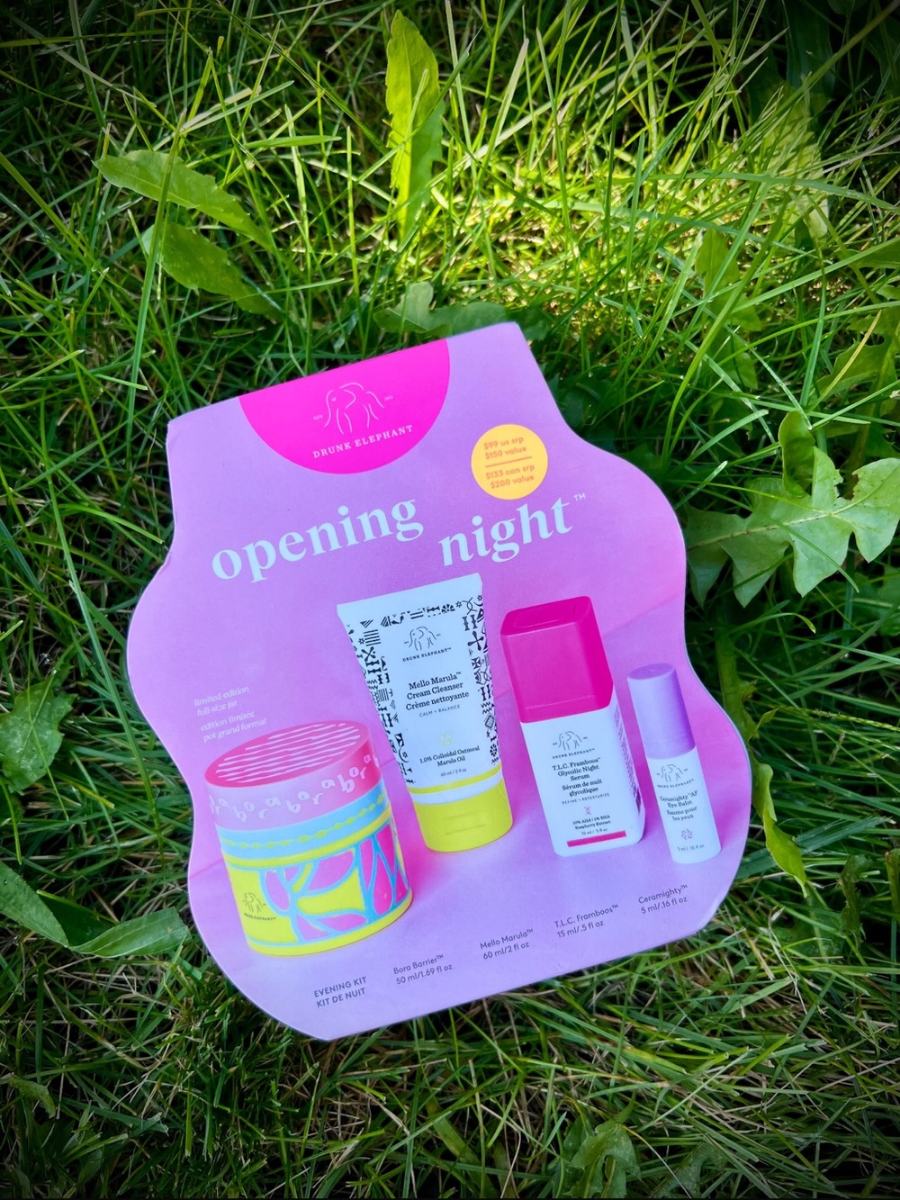 Drunk Elephant Night Routine Set – New – Full Size + Deluxe Sizes